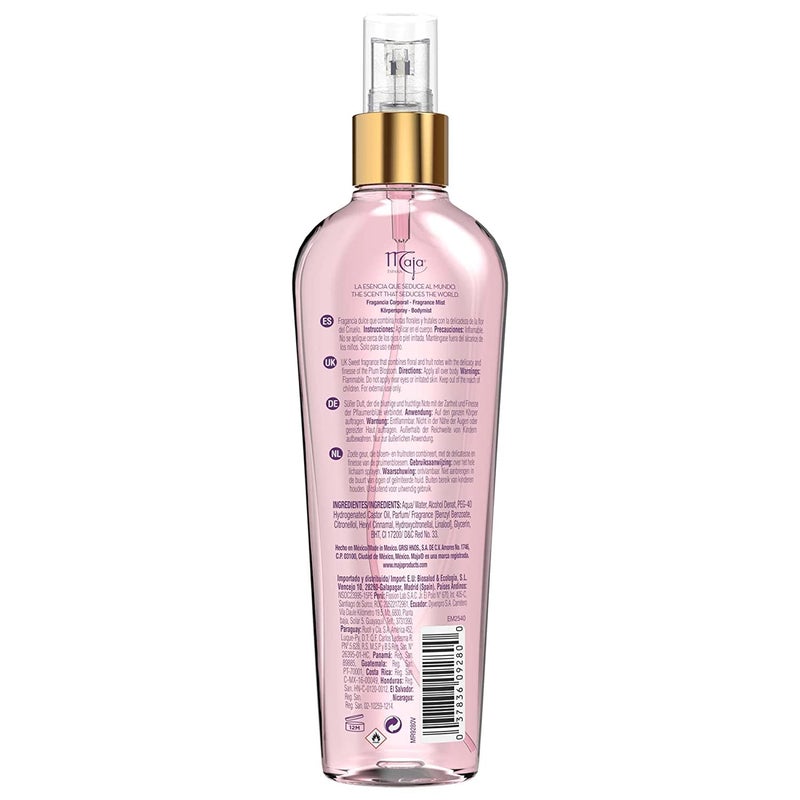Maja Plum Blossom Perfumed Body Mist with Floral and Fruity notes to refresh yourself any time, Transparent Purple, 8.1 Fl Oz, Spray Bottle - Image 3